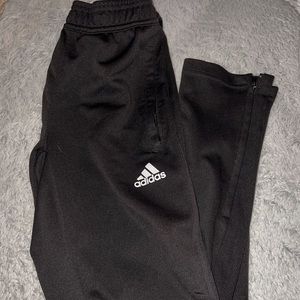 Black adidas sweat pants